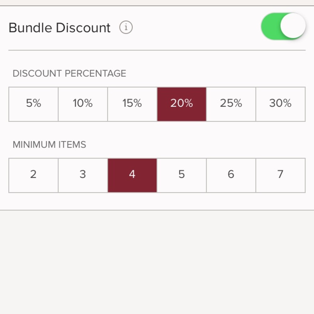 Bundle Discount